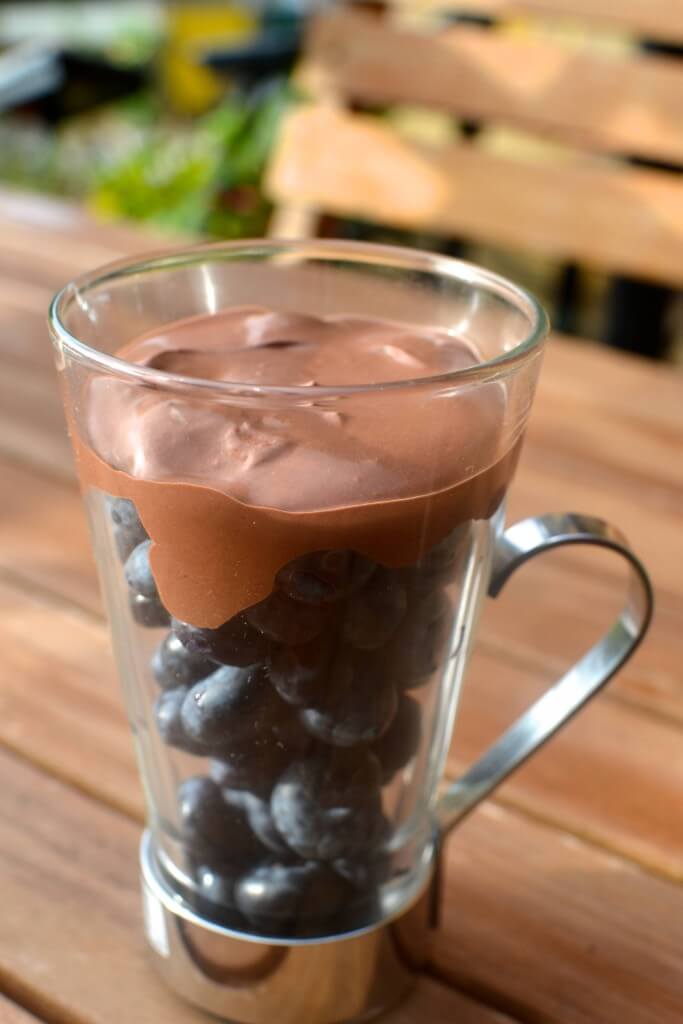 Berries and Chocolate Coconut Cream - Fitter Food - Fitter Food
