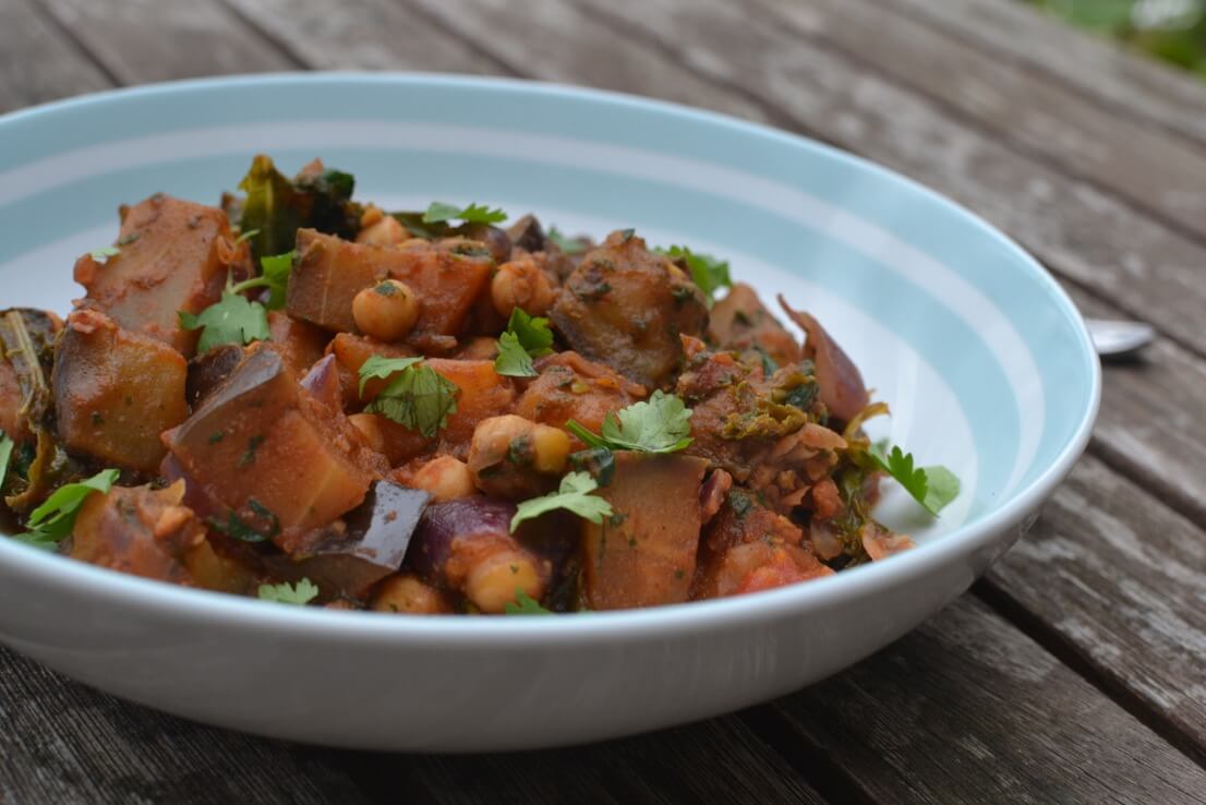 Aubergine and Chickpea Curry Fitter Food Fitter Food