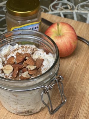 Apple Crumble Overnight Oats - Fitter Food - Fitter Food